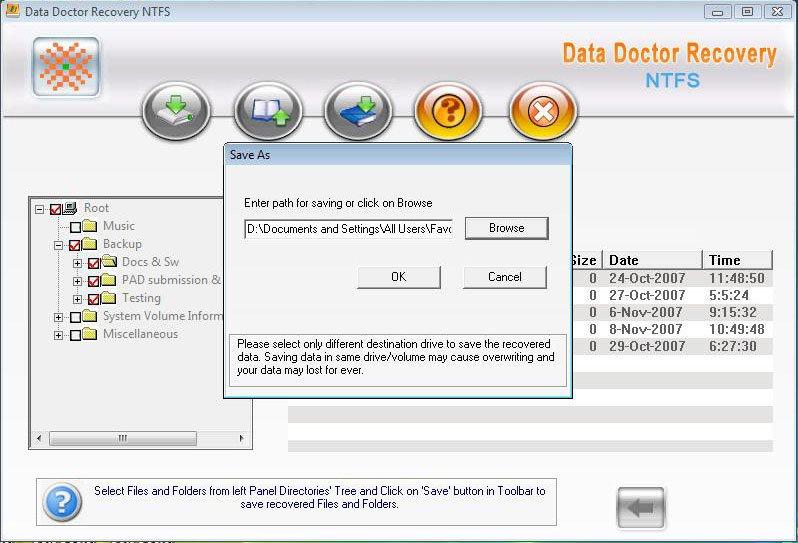 Undelete Hard Disk Data 3.0.1.5 software screenshot