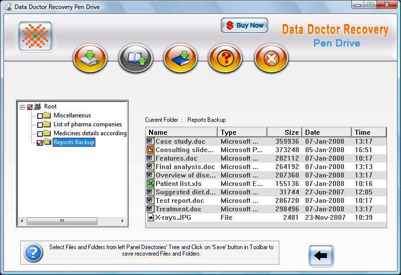 Undelete Thumb Drive 3.0.1.5 software screenshot