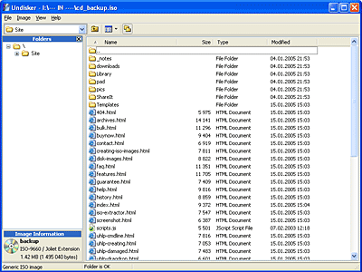 Undisker 1.6.0.18 software screenshot