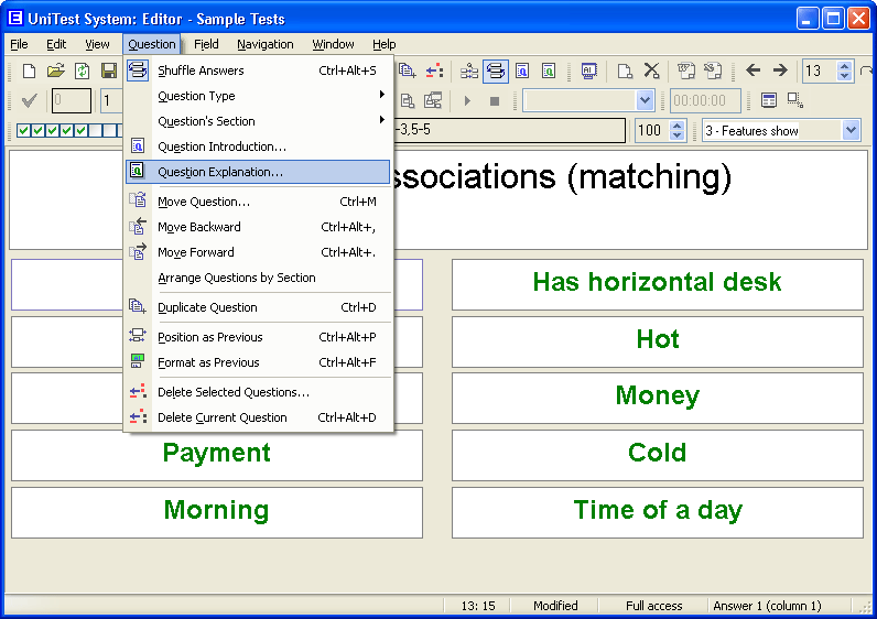 UniTest System 4.11.0 software screenshot