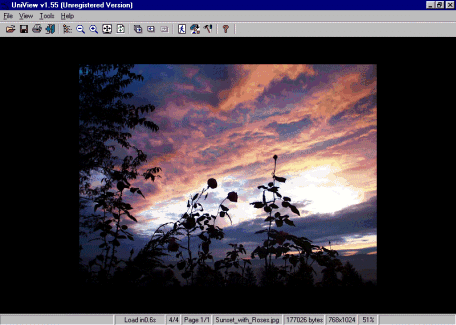 UniView 1.65 software screenshot
