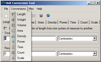 Unit Conversion Tool 5.0 software screenshot