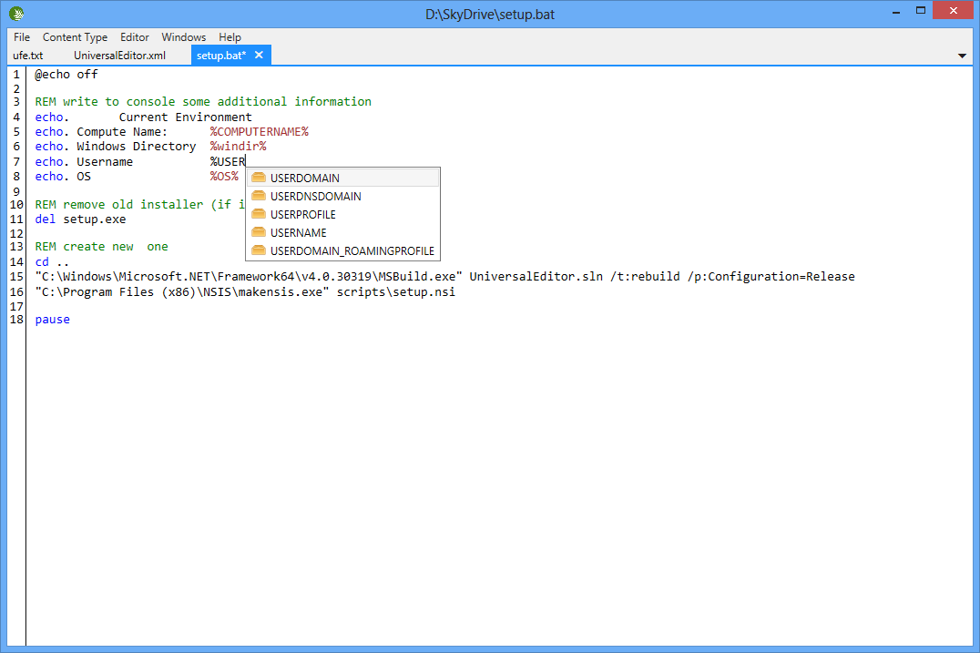 Universal File Editor 0.5.42.1 Beta software screenshot