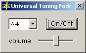 Universal Tuning Fork 2006.06 software screenshot