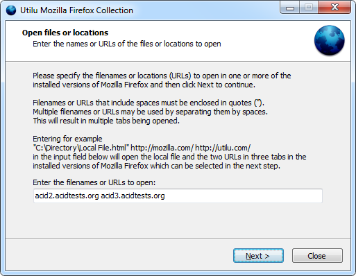 Utilu Mozilla Firefox Collection 1.1.7.7 software screenshot