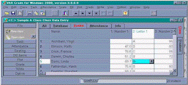VAR Grade 3.1.3.53 software screenshot