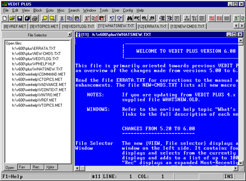 VEDIT 6.24.2 software screenshot
