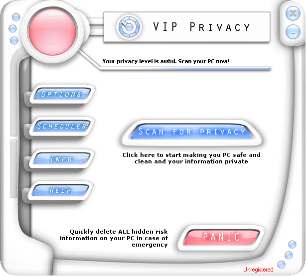 VIP Privacy 1.3 software screenshot