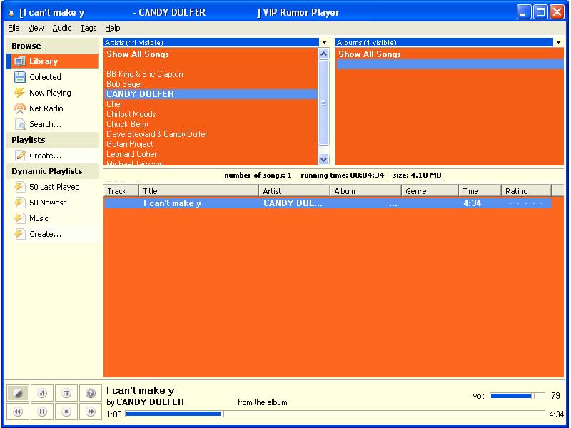 VIP Rumor Player 5.0.0 software screenshot