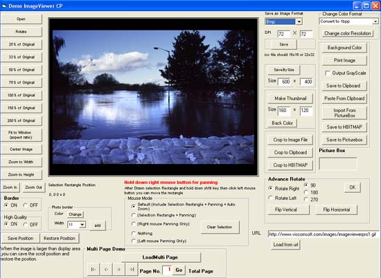 VISCOM Picture Viewer ActiveX 8.04 software screenshot
