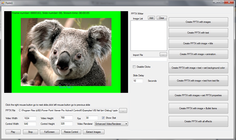 VISCOM Power Point Viewer Pro SDK 1.10 software screenshot