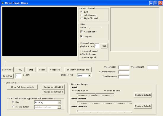 VISCOM Video Media Player ActiveX SDK 4.54 software screenshot