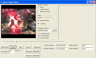 VISCOM Video Player Pro ActiveX 8.25 software screenshot
