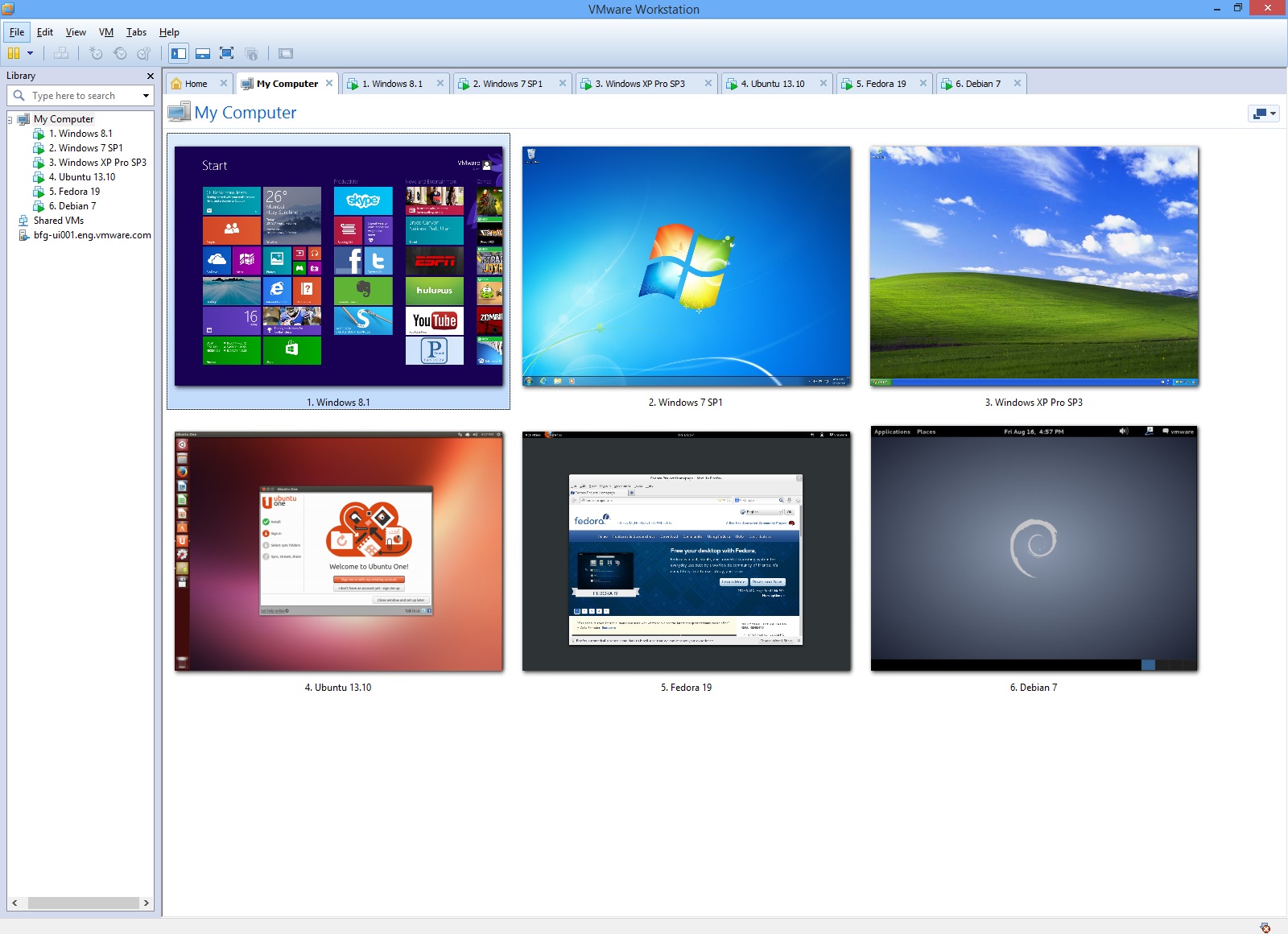 VMware Workstation Pro 12.5.5.5234757 software screenshot