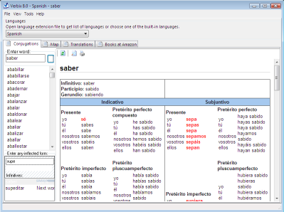 Verbix 8.0.5 software screenshot