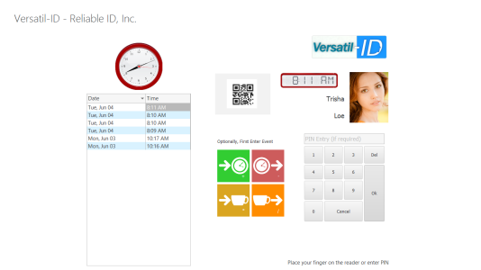 Versatil-ID 6.4.2.0 software screenshot