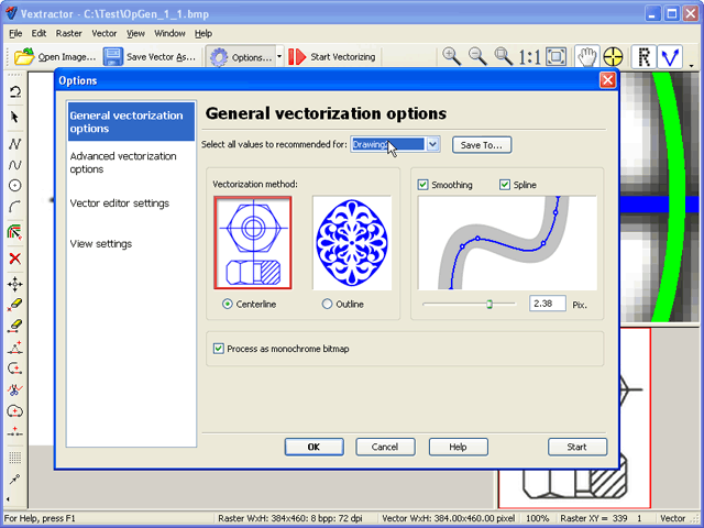 Vextractor 7.10 software screenshot