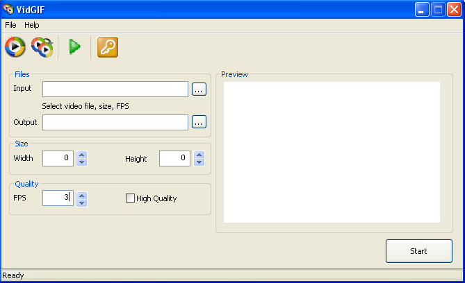 VidGIF 2.8.26 software screenshot