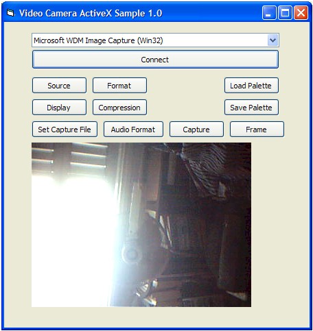 Video Camera ActiveX (OCX) 1.0 software screenshot