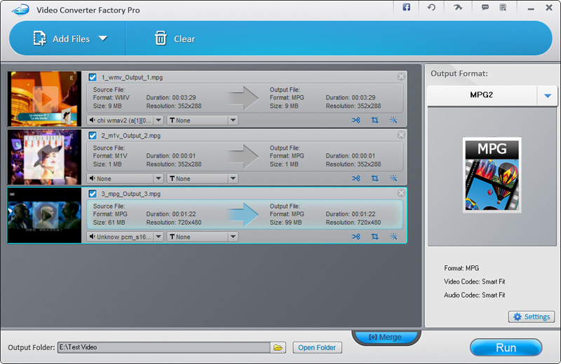 Video Converter Factory Pro 11.2 software screenshot