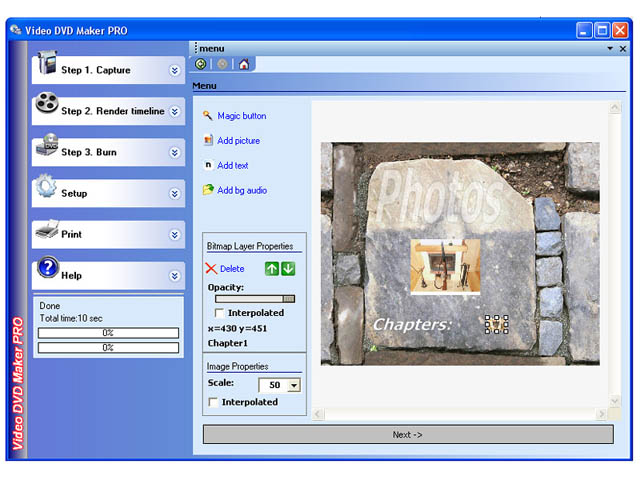 Video DVD Maker PRO 3.24.0.64 software screenshot