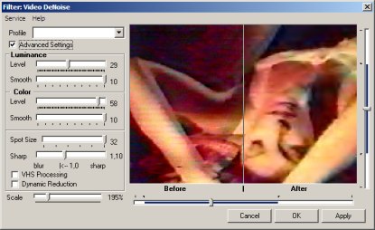 Video DeNoise for Adobe Premiere 2.40 software screenshot