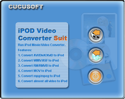 Video and DVD to iPod Suite 3.21 software screenshot