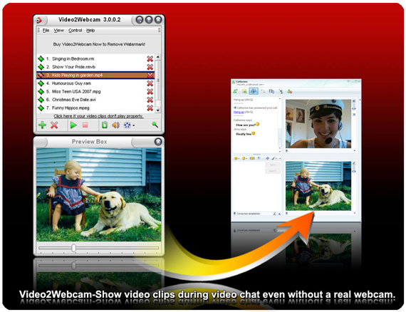 Video2Webcam 3.6.8.6 software screenshot