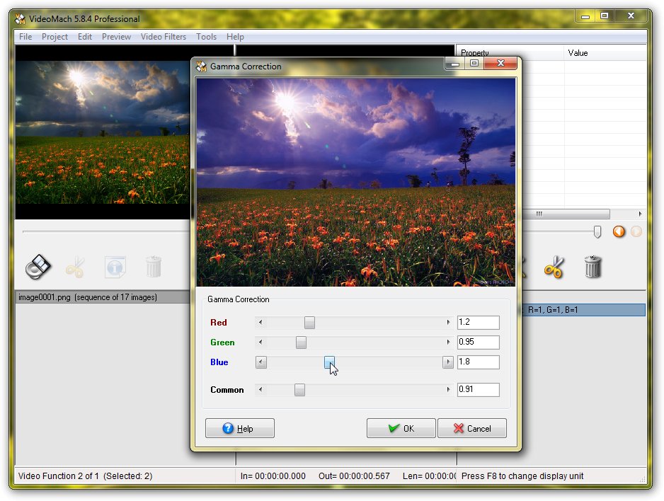 VideoMach 5.15.0 software screenshot