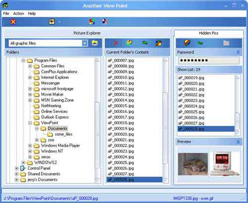 ViewPoint 5.01 software screenshot