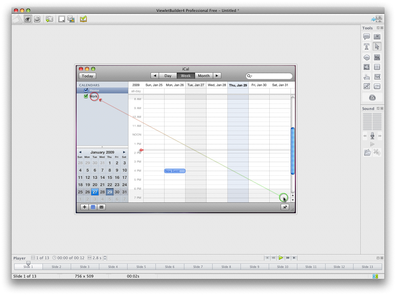 ViewletBuilder 4 Professional (Mac) 4.5.14 software screenshot