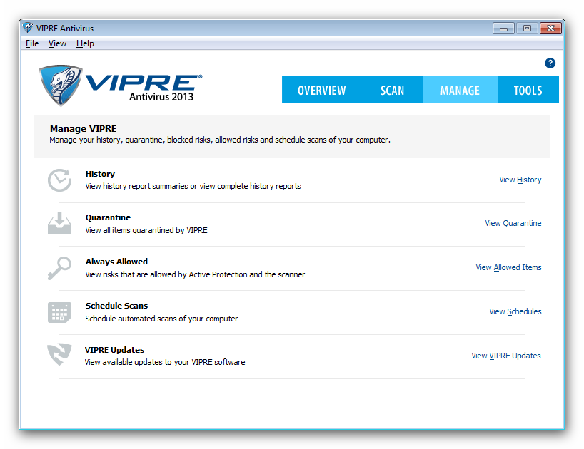 Vipre Definition Files 50930 software screenshot
