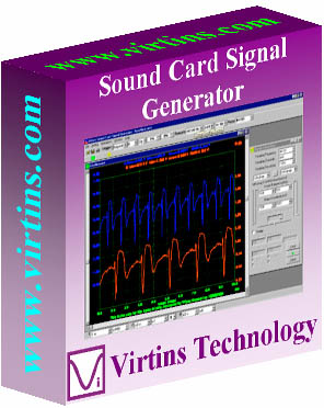 Virtins Sound Card Signal Generator 3.2 software screenshot
