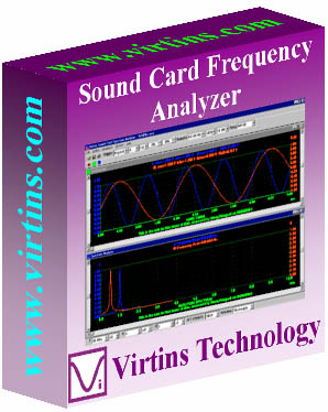 Virtins Sound Card Spectrum Analyzer 3.6 software screenshot