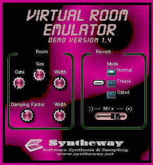 Virtual Room Emulator VST 1.4 software screenshot