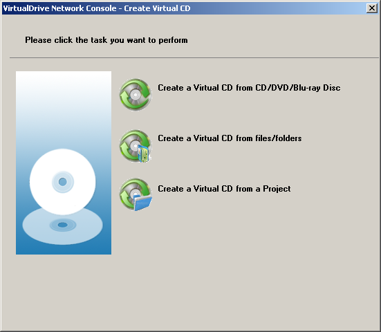 VirtualDrive Network 16.0.20131202 software screenshot