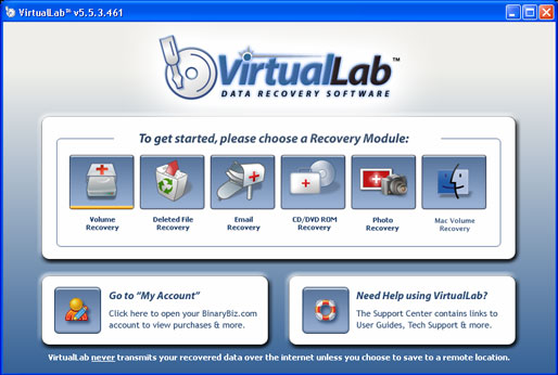 VirtualLab 6.0.24.35 software screenshot