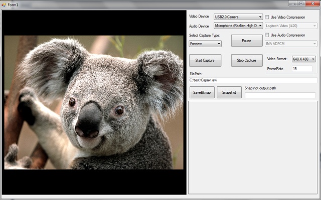 Viscomsoft .Net Video Capture SDK 1.06 software screenshot