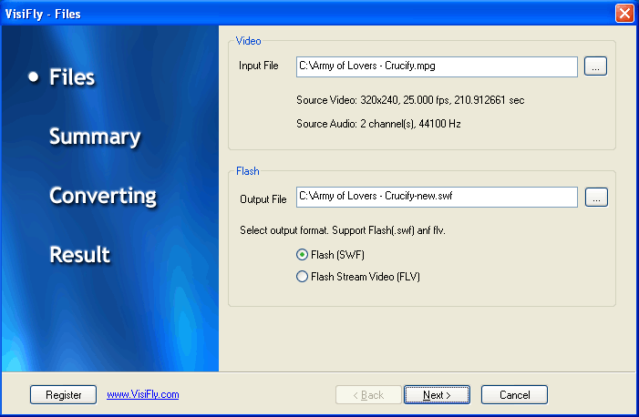 VisiFly 2.6.18 software screenshot