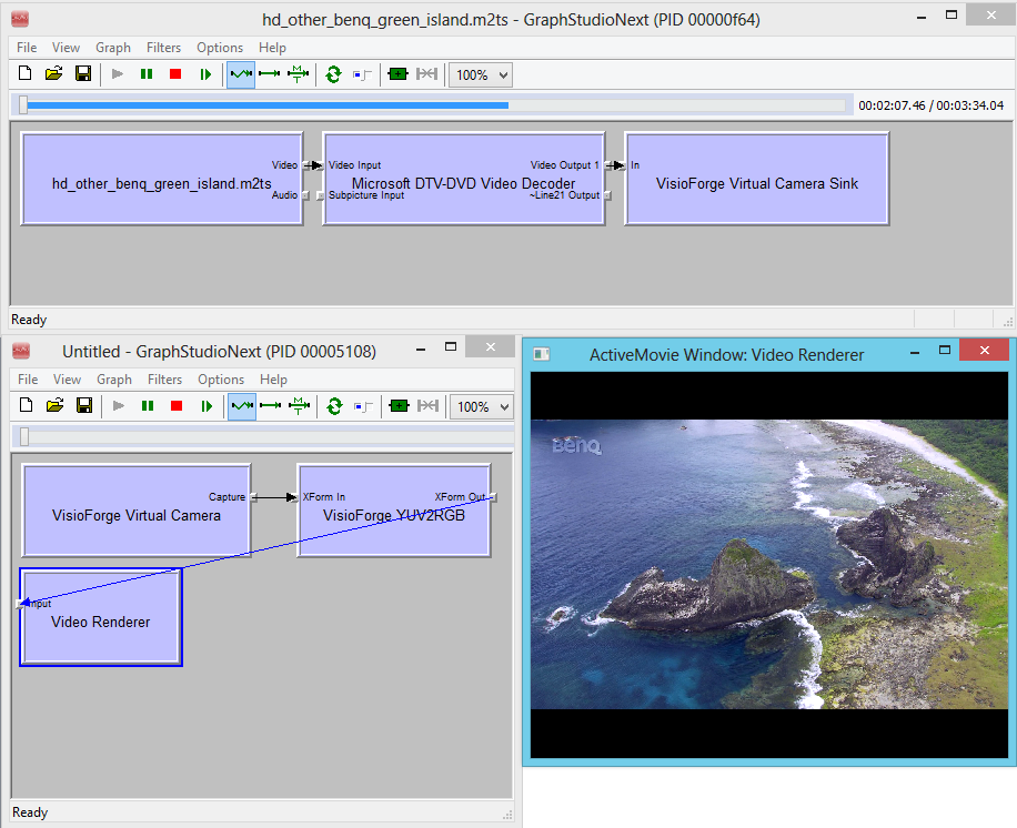 VisioForge Virtual Camera SDK 7.0 software screenshot