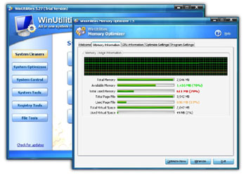 Vista System Optimizer 7.87 software screenshot