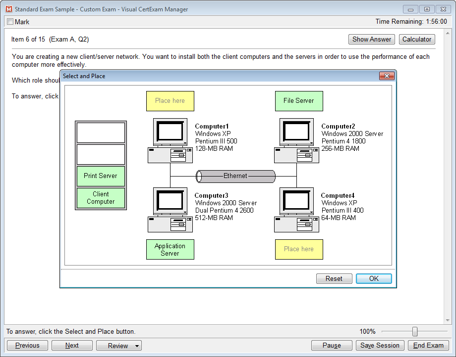 Visual CertExam Suite 3.4.2 software screenshot
