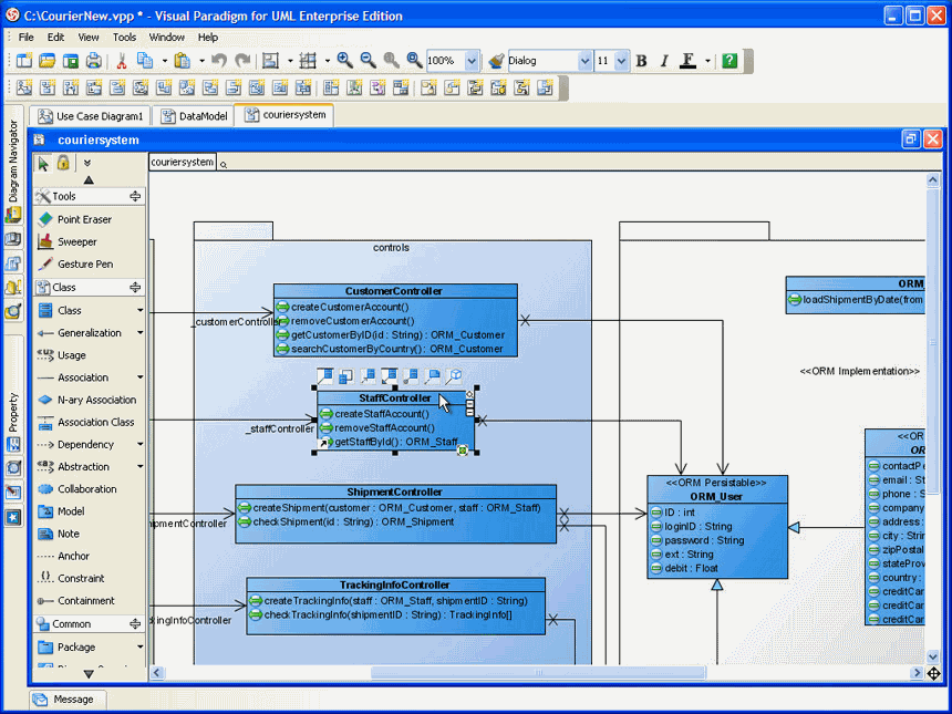 Visual Paradigm for UML Modeler Edition 11.0 Build 20140402 software screenshot