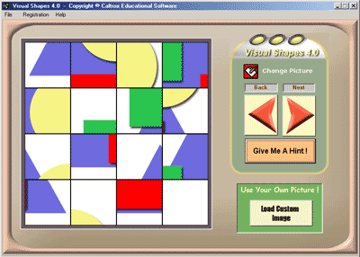 Visual Shapes 4.0 software screenshot