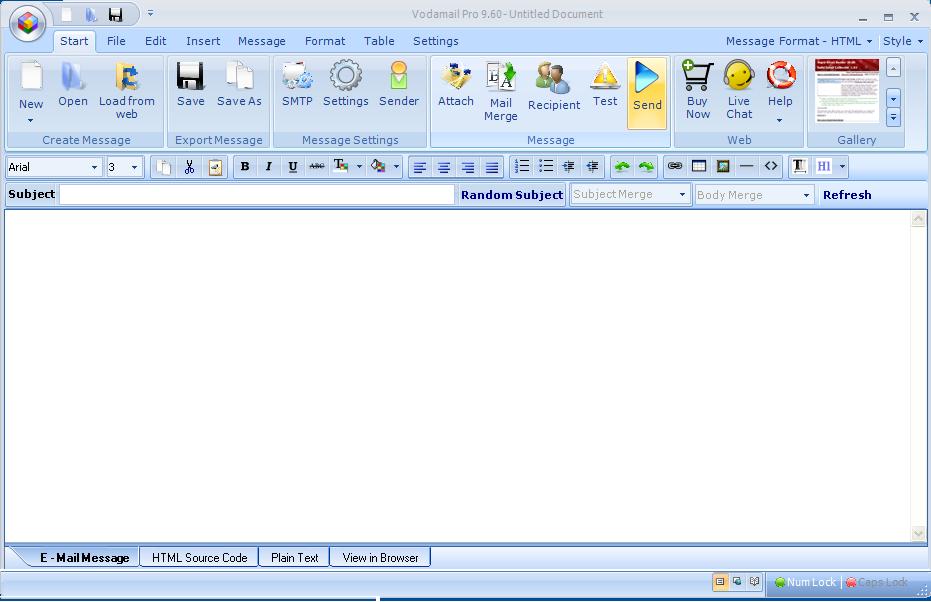 Vodamail 10 10 software screenshot