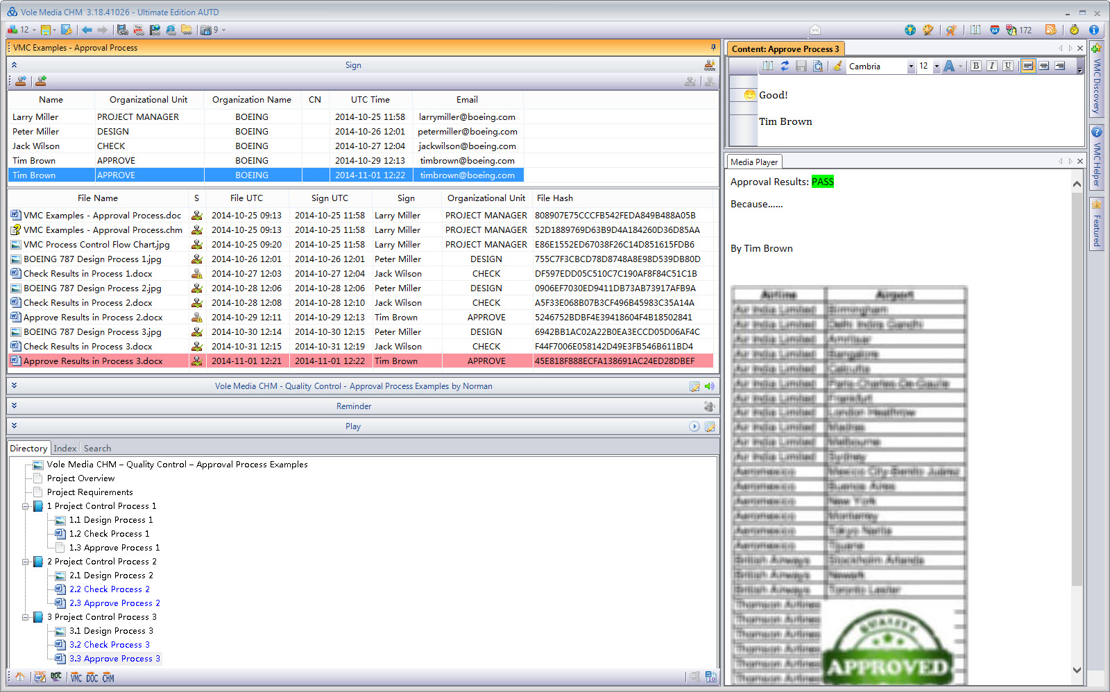 Vole Media CHM 3.49.60802 software screenshot
