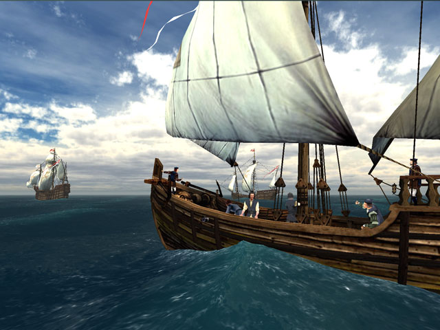 Voyage of Columbus 3D Screensaver 1.2 software screenshot