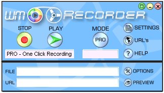 WM Recorder 16.8.1 software screenshot
