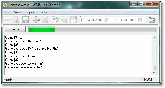 WMS Log Storage Professional Edition 6.0.0529 software screenshot