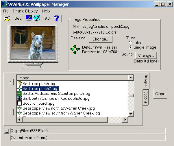 WWPlus32 4.04 software screenshot